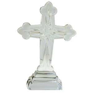 Royal Limited 24% Lead Crystal Glass Cross Religious Slovenia